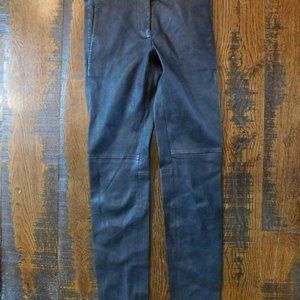 NEW $650 J.Crew Collection Leather Ryder Pants C1156